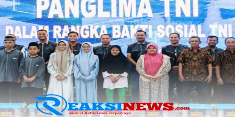 Panglima TNI Gelar Bhakti Sosial di Sarang Prajurit Petarung Marinir Cilandak