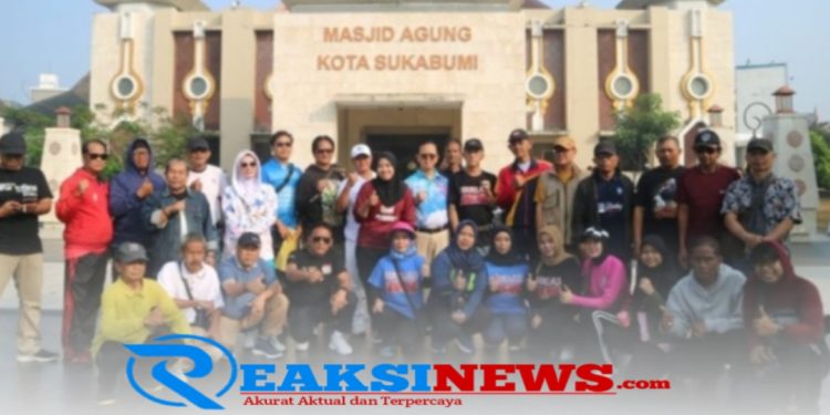 Para Kandidat Calon Peserta Pemilu Melakukan Kegiatan di Lapang Merdeka Alun-Alun Kota Sukabumi
