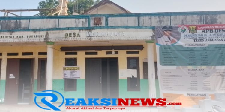 Demi Meningkatkan Fasilitas Pelayanan Pemdes Mekarjaya Realisasikan Banprov Rehab Kantor Desa