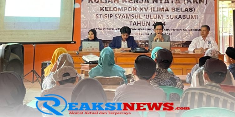 STISIP Syamsul Ulum Sukabumi Dalam Giat KKN Bahas Tentang Mangsarkum, Ini Penjelasannya