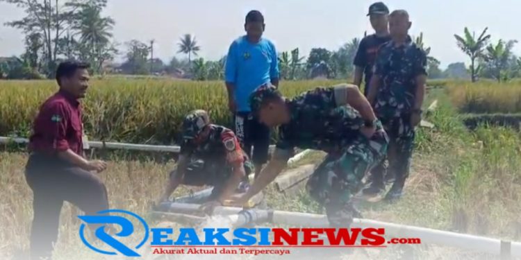 Dandim 0607 Kota Sukabumi Tinjau Program IRPOM (Irigasi Pompanisasi) di Wilayah Kota Sukabumi