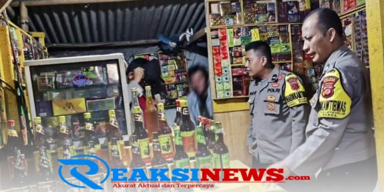 Cipta Kondisi, Polsek Baros Gelar Operasi Minuman Keras (Miras) Tekan Angka Kriminalitas