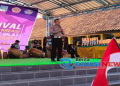 Festival dan Kreasi Pencak Silat SMP N 14 Kota Sukabumi, Panit I Lantas Polsek Baros Laksanakan Himbauan Kamtibmas