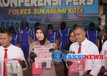 10 Terduga Pengedar Narkoba di Sukabumi Diamankan Sat Narkoba Polres Sukabumi Kota