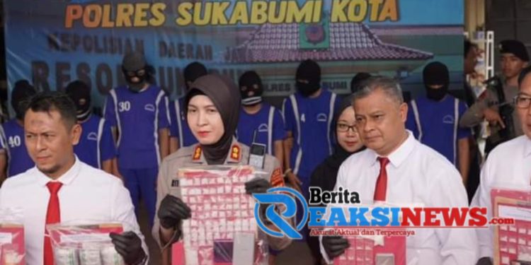 10 Terduga Pengedar Narkoba di Sukabumi Diamankan Sat Narkoba Polres Sukabumi Kota