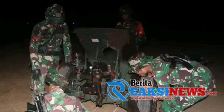 Yonarmed 13/Nanggala Kostrad Melaksanakan Latihan Tim Pelaksana Tembakan