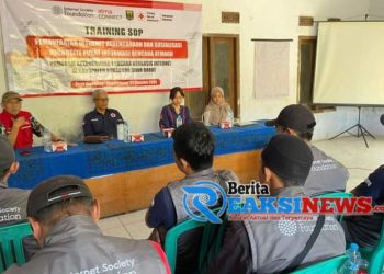 PMI Kab Sukabumi bersama ISF Gelar Pelatihan SOP Pemanfaatan Internet Dalam Kebencanaan