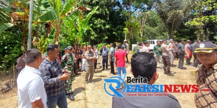 Satgas Pamtas RI-Malaysia Yonzipur 5/ABW Hadiri Peresmian Gereja Katolik Santo Stepanus