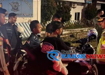 Polres Indramayu, Amankan Sejumlah Remaja Hingga Senjata Tajam Dalam Patroli Skala Besar