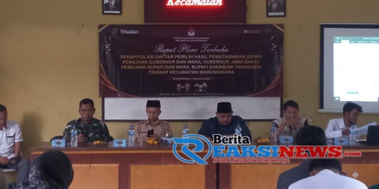 Rapat Pleno Tingkat PPK Warungkiara Digelar, Berikut Hasil DPHP