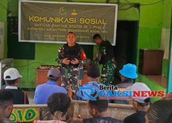 Ajak Warga Perbatasan Jauhi Miras, Satgas Yonif 310/KK Berikan Penyuluhan