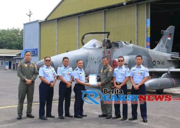 Pesawat Hawk Mk-209 Milik TNI AU Jalani Pemeliharaan Tingkat Berat