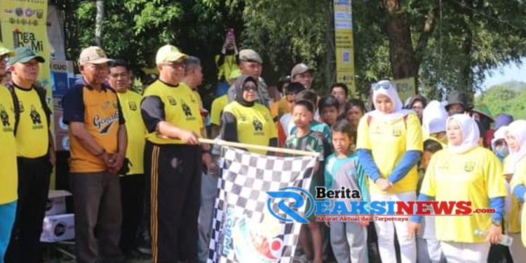 Ratusan Masyarakat Antusias Ikuti Senam Sehat dan Jalan Santai Rangkaian HJKS ke 154