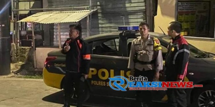 Polsek Citamiang Tingkatkan Patroli Strong Point Antisipasi Gangguan Kamtibmas Di Malam Hari