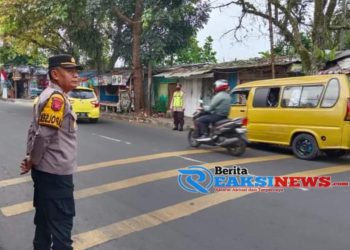 Gatur Pagi Hari, Polsek Citamiang Sebagai Bentuk Pelayanan Kepada Masyarakat