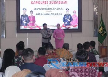 Kenal Pamit Kapolres Sukabumi, Bupati Ajak Kuatkan Sinergitas Untuk Pembangunan Daerah yang Lebih Baik