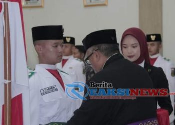 32 Anggota Paskibraka Dikukuhkan Bupati Sukabumi, Tumbuhkembangkan Semangat Membangun Bangsa