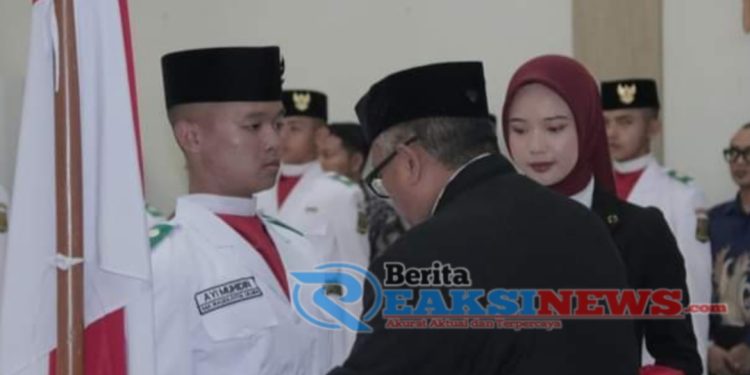 32 Anggota Paskibraka Dikukuhkan Bupati Sukabumi, Tumbuhkembangkan Semangat Membangun Bangsa