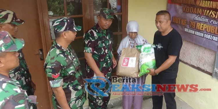 Berkah HUT RI ke 79 Untuk Warakawuri Kodim 0607/ Kota Sukabumi