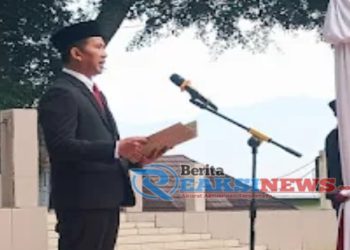 Momentum Peringati Hut RI Ke- 79, Anggota DPRD Kab Sukabumi Teddy Setiadi Bacakan Teks Proklamasi