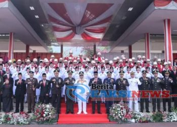 Upacara Hut Ke- 79 Kemerdekaan RI, Bupati Sampaikan Capaian Visi dan Misi Kab Sukabumi 2022-2024