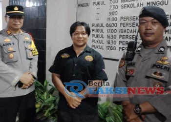 Polisi Rutin Ciptakan Keamanan, Pam Gereja Setiap Hari Minggu