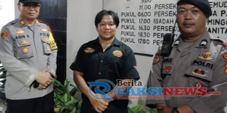 Polisi Rutin Ciptakan Keamanan, Pam Gereja Setiap Hari Minggu