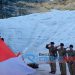 Peringati Hut RI Ke-79 Personil Satbrimob Polda Jabar Ikuti Pengibaran Bendera Merah Putih Di Puncak Tertinggi Gn Jayawijaya Papua