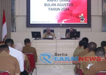 Rapat Dinas, Bupati Minta Kuatkan Kebersamaan dan Tingkatkan Kualitas Tatakelola Pemerintah