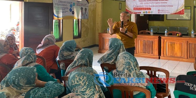 Penyuluhan Bahaya dan Pencegahan Stunting, Mahasiswa KKM Stisip Widiapuri Mandiri Sukabumi Di Desa Sukatani Kecamatan Surade Berkolaborasi dengan Dinas Kesehatan Puskesmas Buniwangi