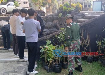 Peduli Lingkungan Hidup Kodim 0607/Kota Sukabumi Gelar Program Penanaman Pohon