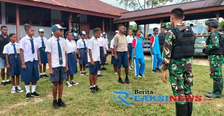 Satgas Yonif 310/KK Latih Pengibar Bendera, Persiapan 17 Agustus di Perbatasan