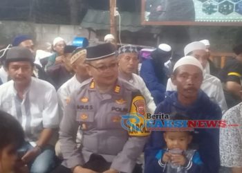 Kapolsek Lembursitu menghadiri Giat Peringatan Maulid Nabi Muhammad SAW di Ponpes Baiti Jannati