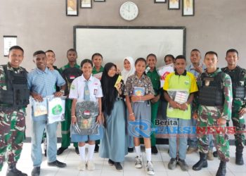 Satgas Yonif 310/KK Rekrut 13 Pemuda Sebagai “Agent Of Change