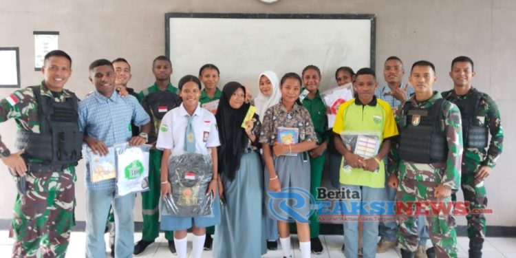 Satgas Yonif 310/KK Rekrut 13 Pemuda Sebagai “Agent Of Change