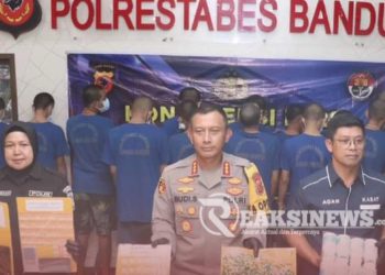 Puluhan Pengedar Narkotika Dan Obat-Obatan Di Tangkap Sat Narkoba Polrestabes Bandung