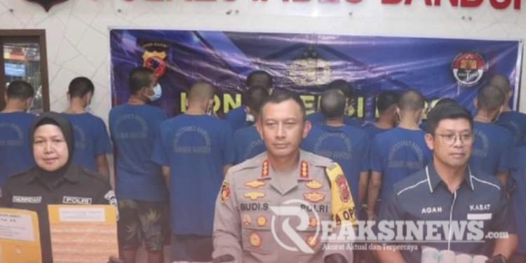Puluhan Pengedar Narkotika Dan Obat-Obatan Di Tangkap Sat Narkoba Polrestabes Bandung