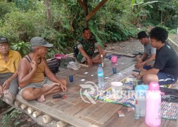 Bincang Santai, Jaga Hubungan Baik Babinsa Komsos Dengan Warga Binaan