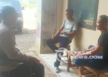 Sambangi Tokoh Agama Bhabinkamtibmas Polsek Lembursitu