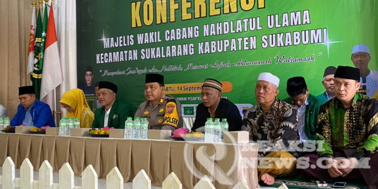 Majelis Wakil Cabang Nahdlatul Ulama ( MWC NU ) Kecamatan Sukalarang Kabupaten Sukabumi menggelar Konferensi MWC NU