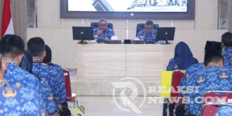 Rapat Dinas, Bupati Sukabumi Minta Jajarannya, Terus Mengevaluasi Kinerja Untuk Pemerataan Pembangunan