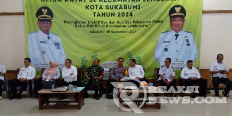 Kapolsek Lembursitu Hadiri Kegiatan Rapat Koordinasi Kewilayahan Ketua RT/RW Se- kecamatan Lembursitu Kota Sukabumi