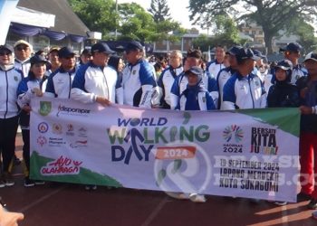 Dandim Hadiri Pembukaan Peringatan hari Olahraga Nasional ( Haornas ) ke – 41 tingkat Kota Sukabumi