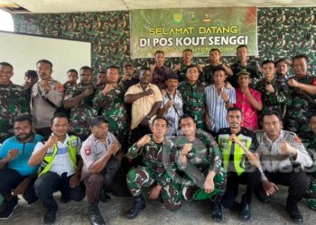 Suasana Haru, Jelang Purna Tugas Satgas Yonif 310/KK Gelar Acara Perpisahan