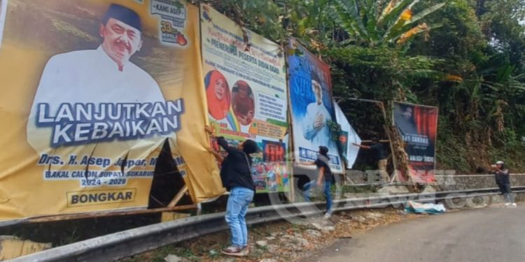 Pol-PP Dibantu Aparat Gabungan Lainnya Copot APS
