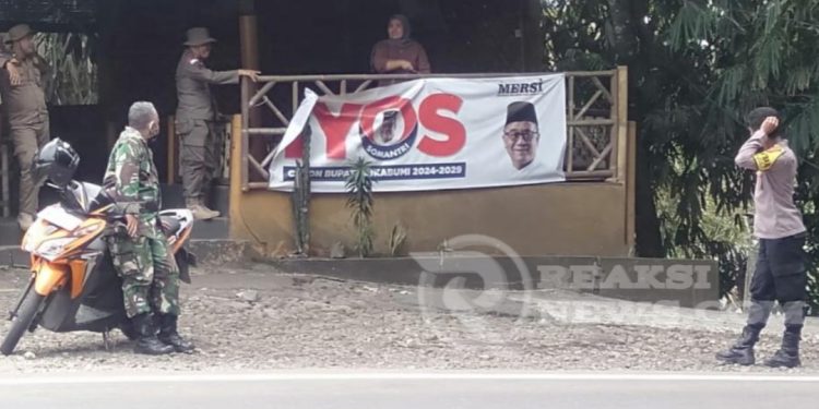 Jajaran Koramil 2203/Warungkiara Dan Polsek Diterjunkan Bantu Pengamanan Penurunan APS