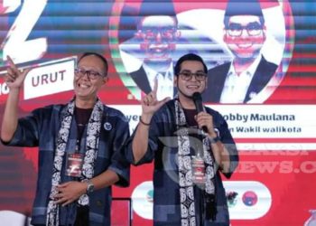 Ayep Zaki dan Bobby Maulana Raih Nomor Urut Dua di Pilkada Kota Sukabumi 2024
