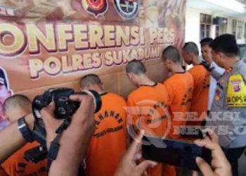 Tangkap Kasus Penyerangan yang viral di masyarakat Polres Sukabumi : “Tidak ada tempat bagi pelaku kejahatan di wilayah Hukum Polres Sukabumi”