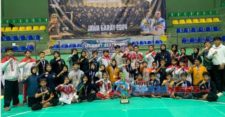 Atlet Pencak Silat Kabupaten Sukabumi Raih Juara Umum di Kejurda III Tingkat Jabar