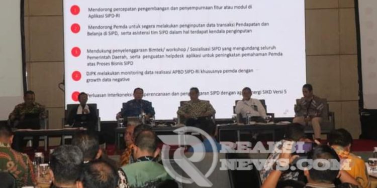 Bimtek dan Evaluasi Implementasi SIPD, Sekda Ade Harapkan Bimtek Bisa dilaksanakan di Daerah